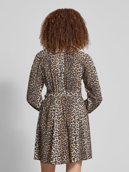 ONLY Soepele vrijetijdsjurk van pure viscose, model 'NOVA LIFE' Zand - 5