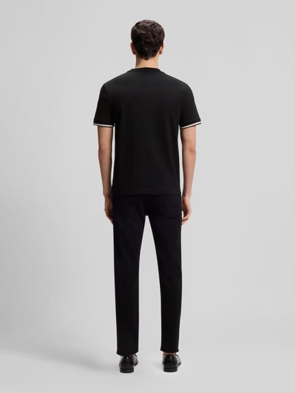 BOSS Regular Fit T-Shirt aus reiner Baumwolle Black 5