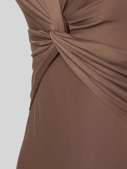 Produktfoto, Badeanzug mit Neckholder Modell 'Kelli' von Barts, materiał z domieszką stretchu, krój shaping fit, węzeł, gładka tekstura