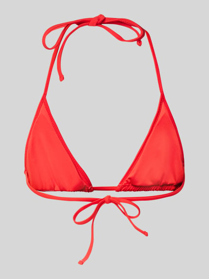 PUMA Top bikini z nadrukiem z logo Czerwony 3