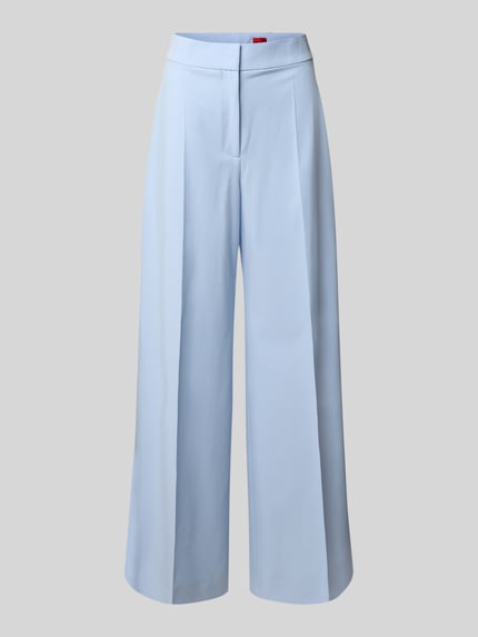Flare-Fit Weite Hose mit Viskose-Anteil Modell 'HUZILI' Shop The Look MANNEQUINE
