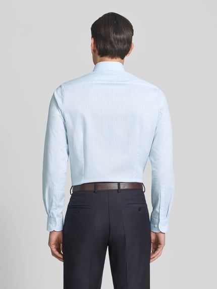 OLYMP Level 5 slim fit zakelijk hemd met kentkraag Lichtblauw - 5