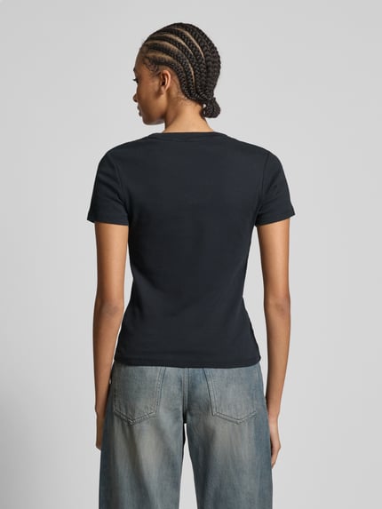 Levi's® T-shirt met Labelpatch Model 'Cavia' Zwart - 5
