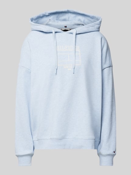 Tommy Hilfiger Oversized hoodie met extra brede schouders Lichtblauw - 2