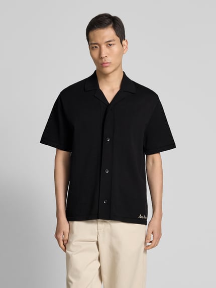 Les Deux Regular Fit Freizeithemd mit 1/2-Arm Modell 'Geoffroy' Black 4