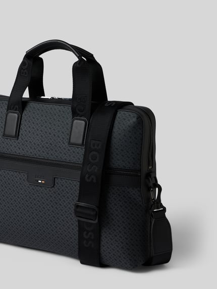 BOSS Laptoptasche mit abnehmbarem Schulterriemen Black 3