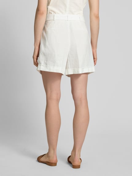 Polo Ralph Lauren Bermudas aus Leinen mit Gürtel Weiss 5