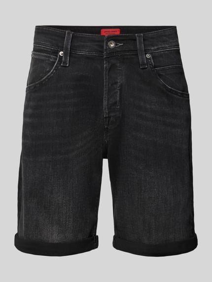 JACK & JONES Regular Fit Jeansshorts im 5-Pocket-Design Modell 'RICK' Black 2
