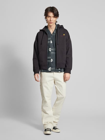 Carhartt Work In Progress Freizeithemd mit Allover-Print Modell 'HEART BANDANA' Black 1