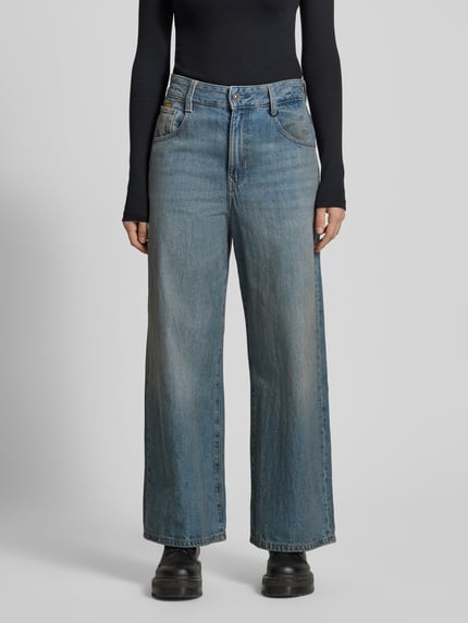G-Star RAW High Loose Fit Jeans im Used-Look Modell 'Skater' Jeansblau 4