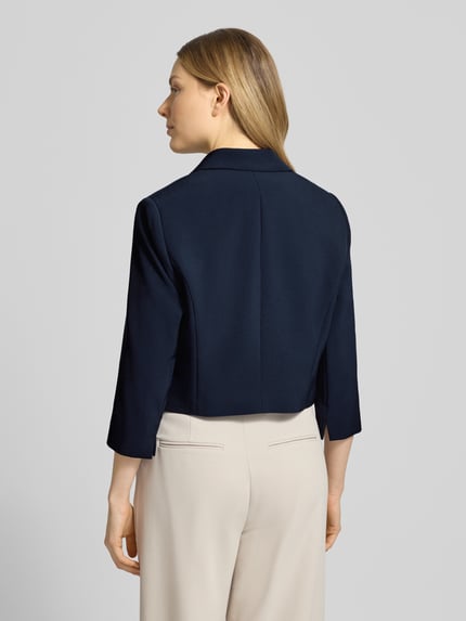 s.Oliver BLACK LABEL Regular Fit Kurzblazer mit Reverskragen Marine 5