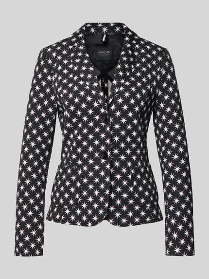 Marc Cain Slim Fit Blazer im Allover-Look Black 2