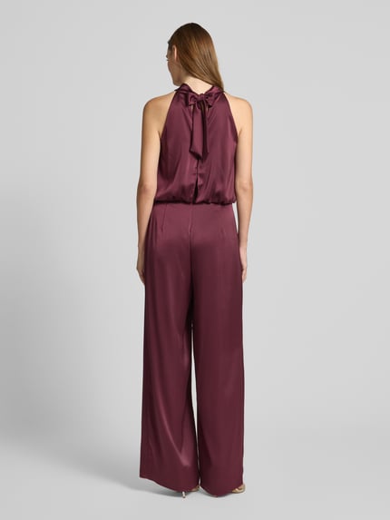 V by Vera Mont Regular Fit Jumpsuit mit Strukturmuster Bordeaux 5