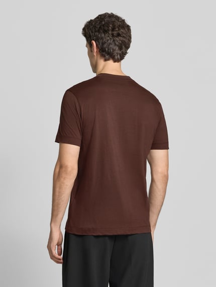 BOSS T-Shirt mit Rundhalsausschnitt Dunkelbraun 5
