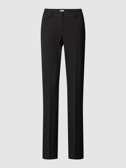 SEDUCTIVE Bundfaltenhose mit französischen Eingrifftaschen Modell 'CARO' Black 2