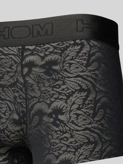 HOM Boxershort met elastische band met logo Black - 2