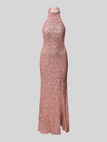 Hey Kyla Abendkleid mit Ziersteinbesatz Pink 2