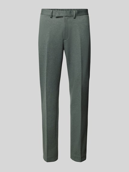 Slim fit pantalon met viscose Shop The Look MANNEQUINE