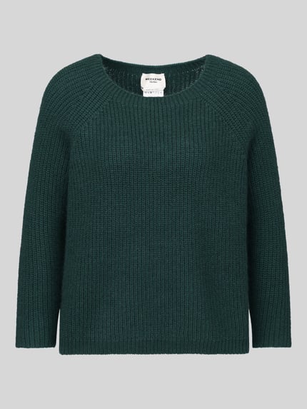 Weekend Max Mara Regular fit pullover met mohairgehalte model 'XENO' Donkergroen - 2