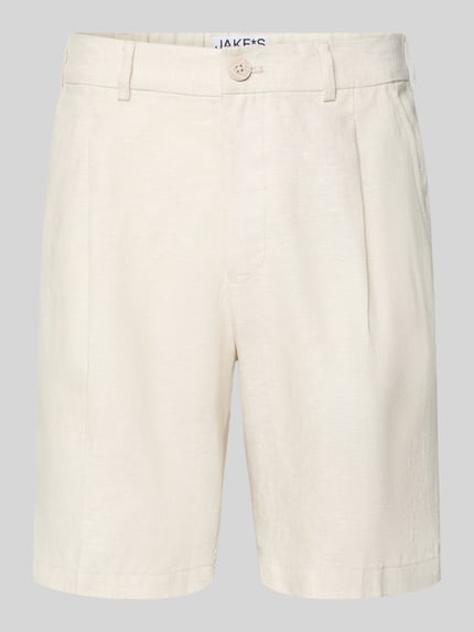 Bermudas aus reinem Leinen Shop The Look MANNEQUINE