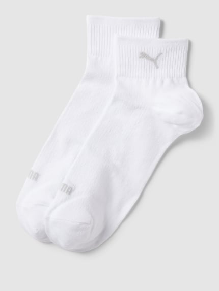 PUMA Socken mit Logo-Print im 2er-Pack Weiss 1