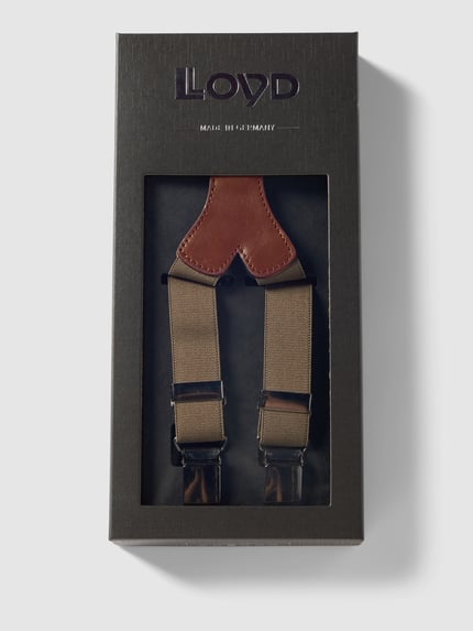 LLOYD Men's Belts Hosenträger in Y-Form Taupe 2