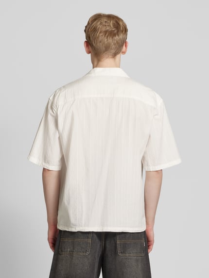 REVIEW Regular fit vrijetijdsoverhemd met reverskraag Offwhite - 5