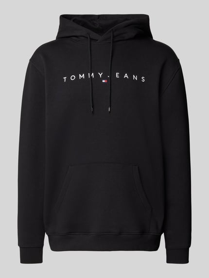 Tommy Jeans Hoodie mit Label-Stitching Black 2
