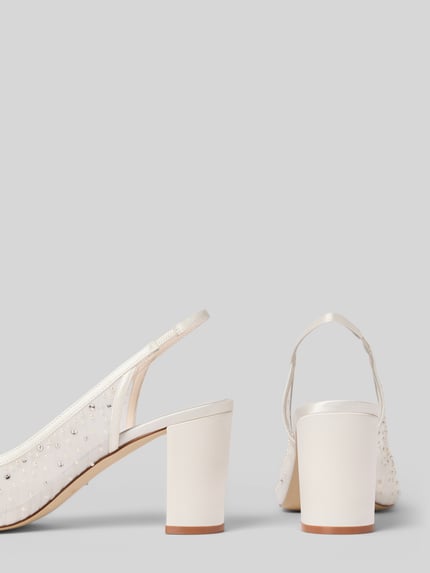 Rainbow Club Pumps met siersteentjes model 'Lucia' Offwhite - 2