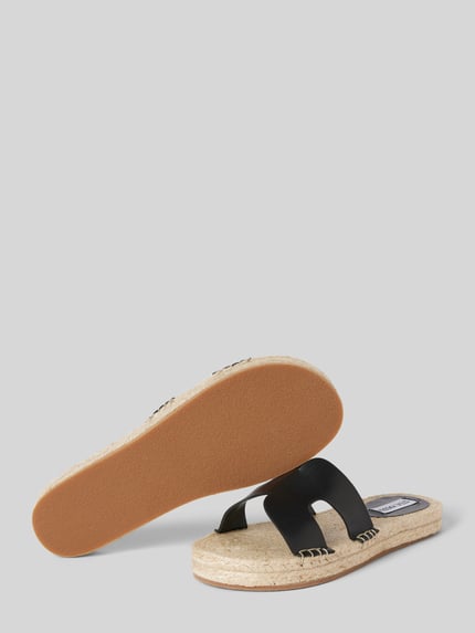 Steve Madden Slides in Flecht-Optik Modell 'CHEER UP' Black 4