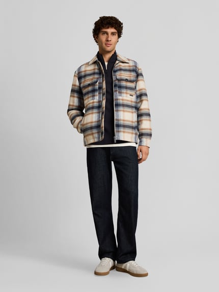 Tom Tailor Regular Fit Hemdjacke mit Woll-Anteil Mint 1