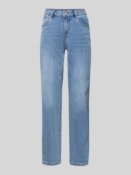 Produktfoto, Jeans mit 5-Pocket-Design von Buena Vista, bawełniana mieszanka z dodatkiem wiskozy, luźny krój, szerokość w rozmiarze S 39 cm, długość nogawki od wewnątrz 70 cm