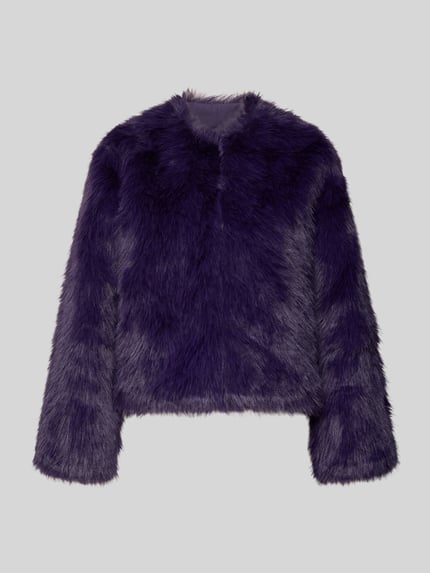 JOOP! Webpelzjacke mit schimmernder Optik Purple 2
