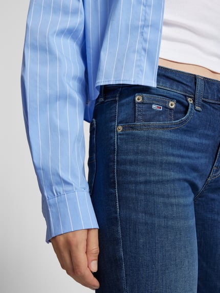 Tommy Jeans Skinny Fit Jeans aus Baumwoll-Mix Modell 'SOPHIE' Dunkelblau 3