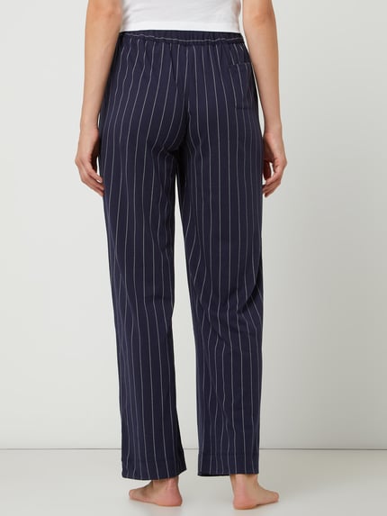 Lauren Ralph Lauren Pyjamabroek met streepmotief Donkerblauw - 5