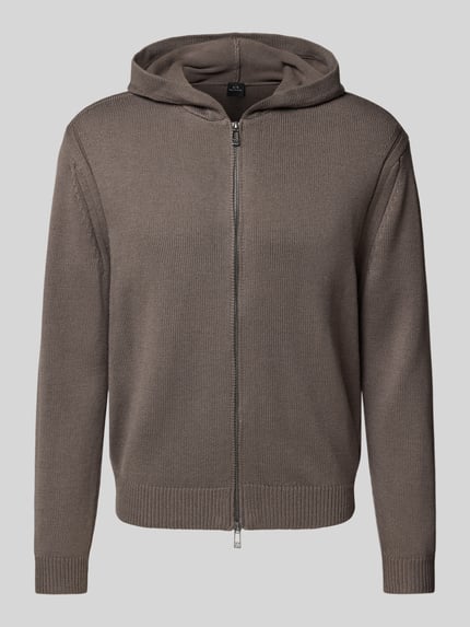 Armani Exchange Kurtka z dzianiny z kapturem Średnioszary 2