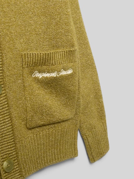 JACK & JONES Sweter o regularnym kroju w dzianinowym stylu model „JORN” Oliwkowy 2