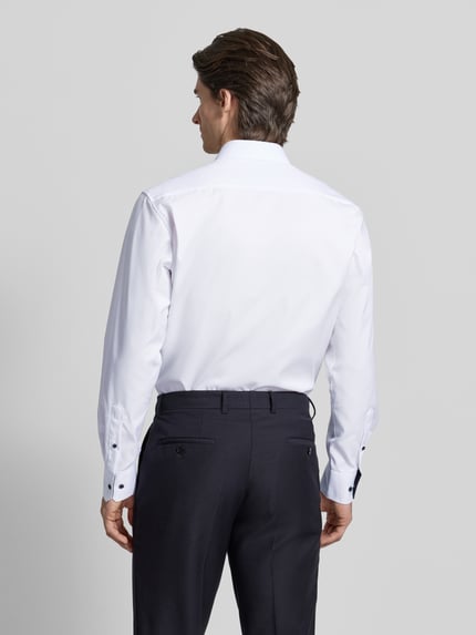 ETERNA Regular Fit Businesshemd aus Baumwolle mit Kentkragen Weiss 5