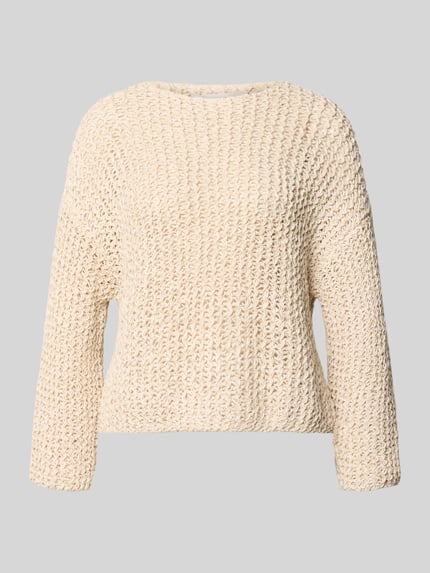 Marc O'Polo Relaxed Fit Pullover aus Baumwoll-Mix Stein 2