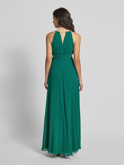 Jake*s Cocktail Maxikleid mit Cut Outs Gruen Melange 5