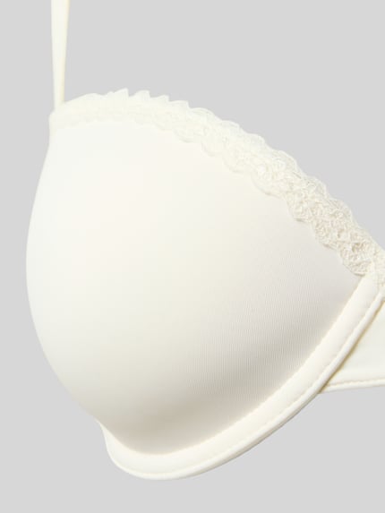 SKINY BH mit Label-Print Offwhite 2