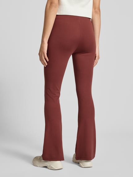 OH APRIL Bootcut leggings in viscose blend model 'Tia' Bordeaux - 5