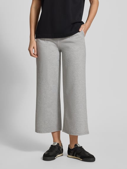ICHI Stoffen broek met steekzakken Lichtgrijs - 4