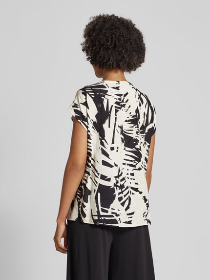 COMMA Bluse mit V-Ausschnitt Black 5