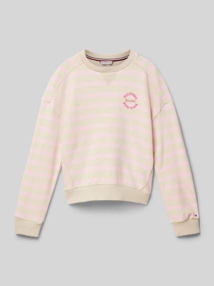 Tommy Hilfiger Teens Sweatshirt mit Rundhalsausschnitt Pink 1