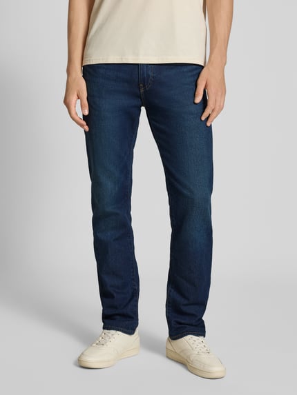 Levi's® Jeansy o kroju slim fit z wpuszczanymi kieszeniami model ‘511®’ Jeansowy niebieski 4