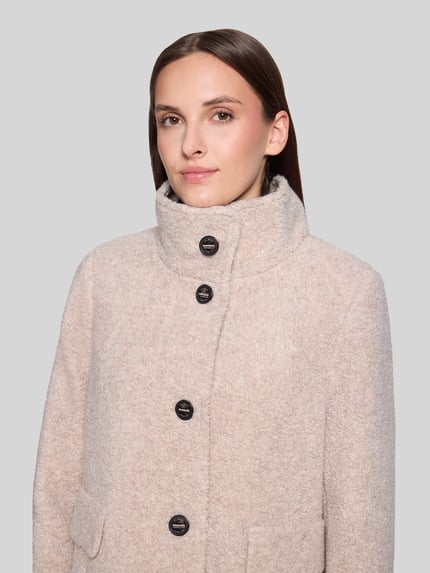Gil Bret Regular Fit Teddyjacke aus Woll-Mix Sand 3