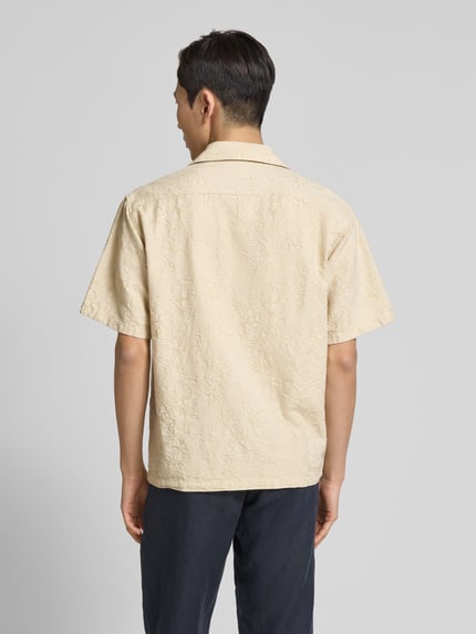 JACK & JONES Premium Freizeithemd mit Knopfleiste Modell 'AARON' Offwhite 5