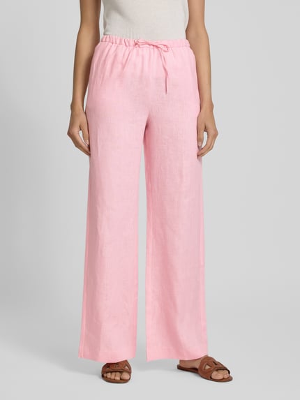 MANGO Stoffhose mit elastischem Bund Modell 'ALADA' Hellrosa 4