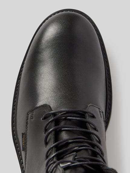 Replay Schnürstiefeletten aus Leder mit Modell 'MILES' Black 3